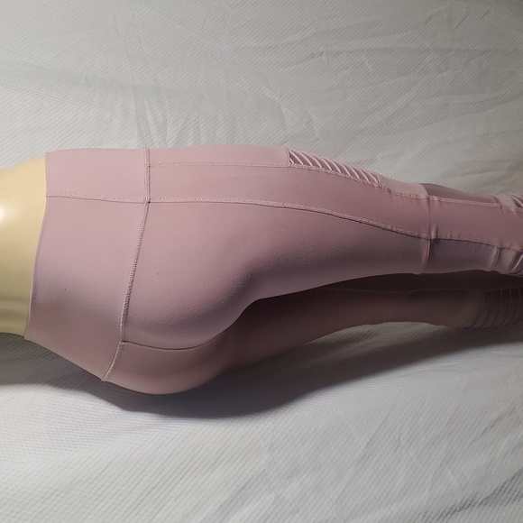 Alo Yoga High Waisted Leggings Smoky Quartz Dusty Mauve Blush Pink Size M - Picture 6 of 11
